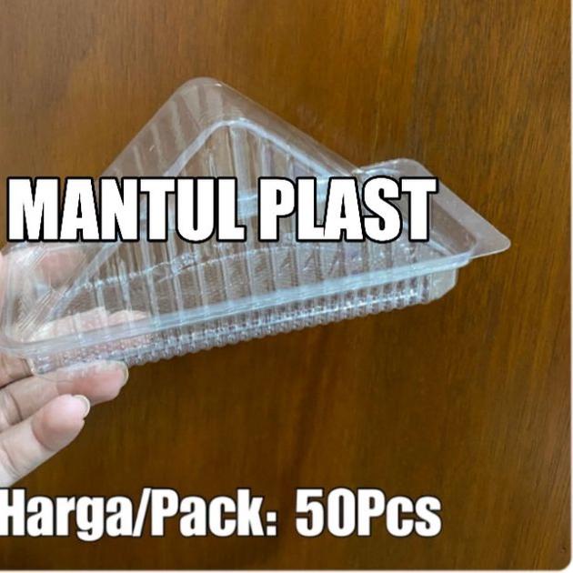 isi 50pcs Mika Roti Segitiga / Mika Sandwich Segitiga - Tray Roti