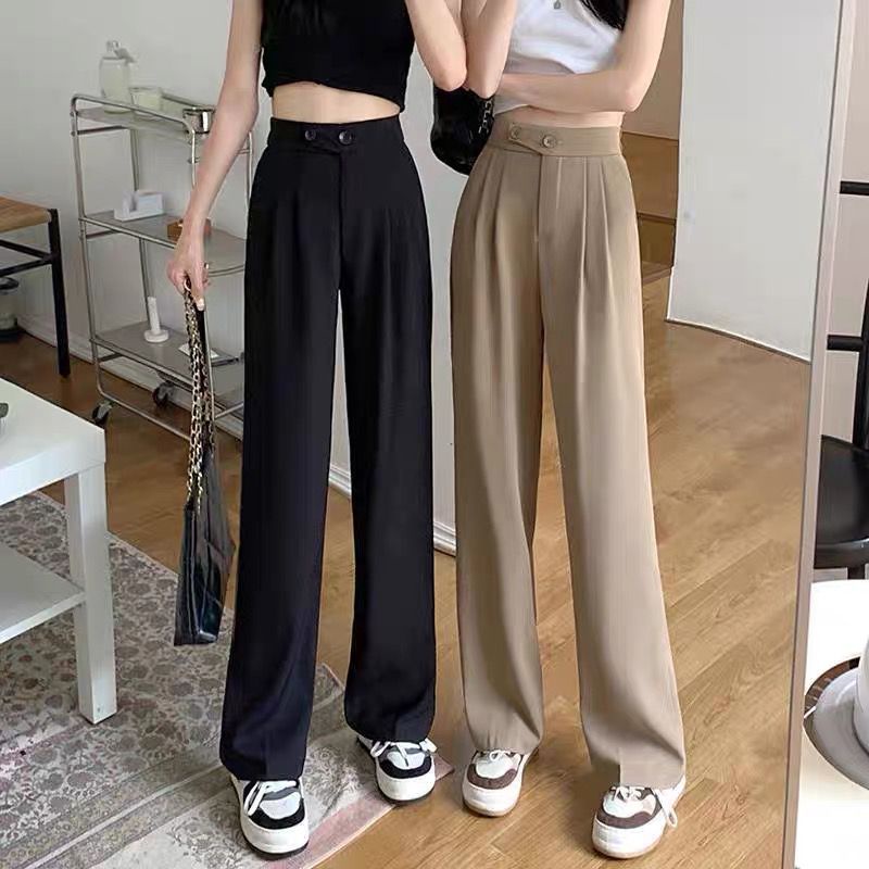 Kulot Cott Import Premium Highwaist Celana Pinggang Karet Highwaist Loose Pants Panjang E05