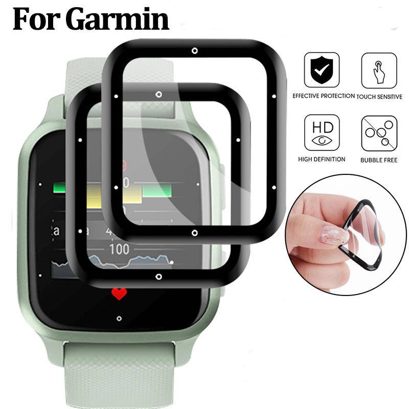 Pelindung Layar HD Untuk Garmin Venu SQ 2 2s Music Vivoactive 4 4S Curved Edge 955 245 945 255s