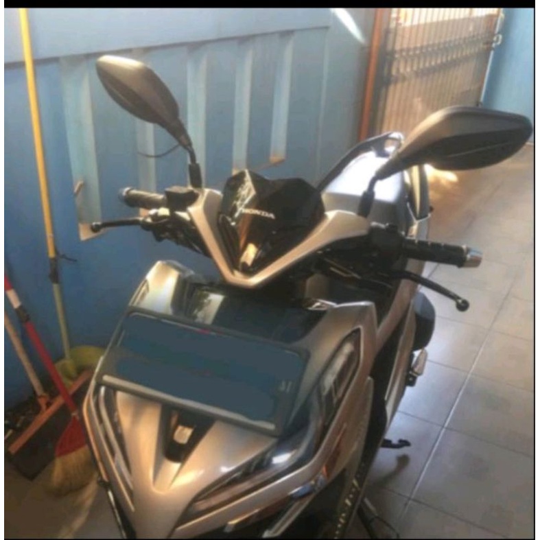 Promo paket spion click + handgrip standar Honda + Jalu stang chrome  semua motor Honda beat Vario 110/125/150 Scoopy supra Supra x 125 kharisma dll harga sepaket