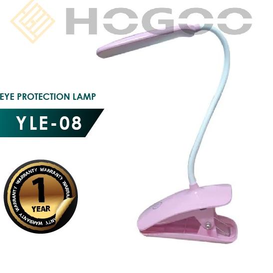 Hot Quality LAMPU MEJA BELAJAR JEPIT LAMPU BACA LED RECHARGEABLE BERGARANSI 1 TAHUN - YOUNGPRO YLE-08