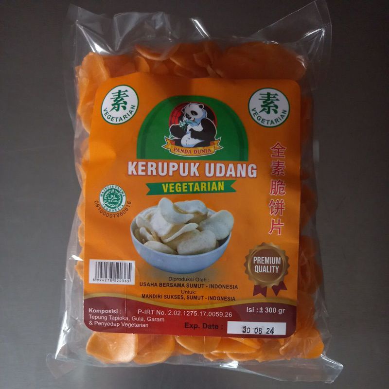 

Krupuk Udang Vegetarian Panda Dunia