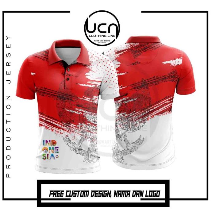 kaos golf dry fit custom satuan full print pria wanita indonesia