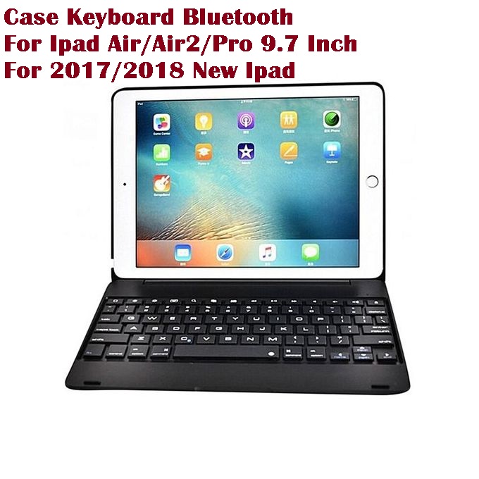 KEYBOARD BLUETOOTH F19 SMART CASE FOR IPAD AIR/AIR2/PRO 9.7&quot;/NEW IPAD 2017 2018