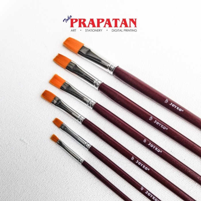 

Produk Unggulan Kuas Joyko Br-4 / Joyko Flat Brush / Kuas Lukis Joyko Set 6 Terlaris