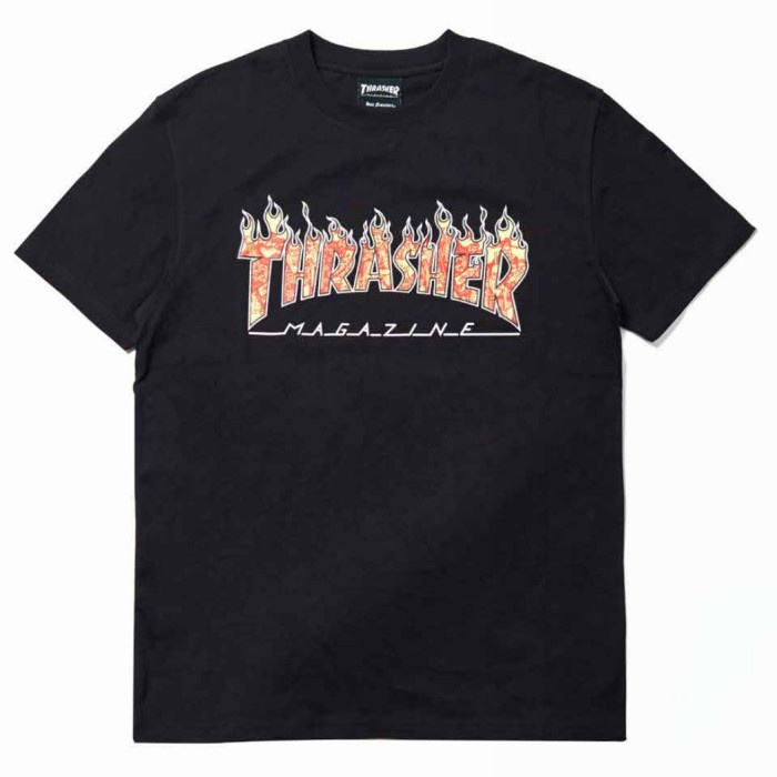 Thrasherrr Japan Flame CNY Tee