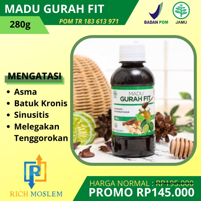 Madu Gurah Fit Untuk Hidung Tenggorokan dan Gangguan Pernapasan