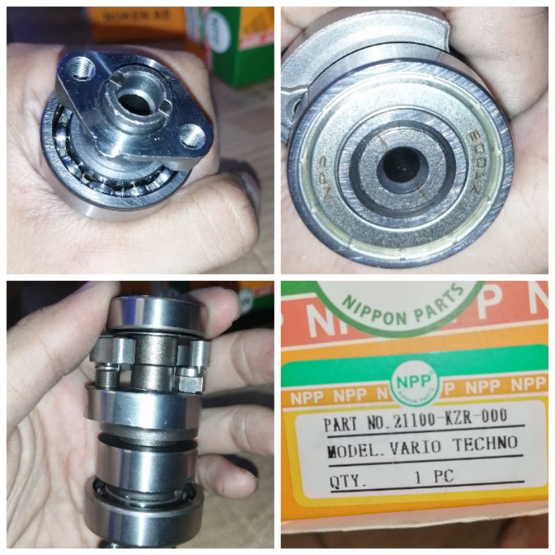 Noken as camshaft vario 125 old lama dan new baru original npp