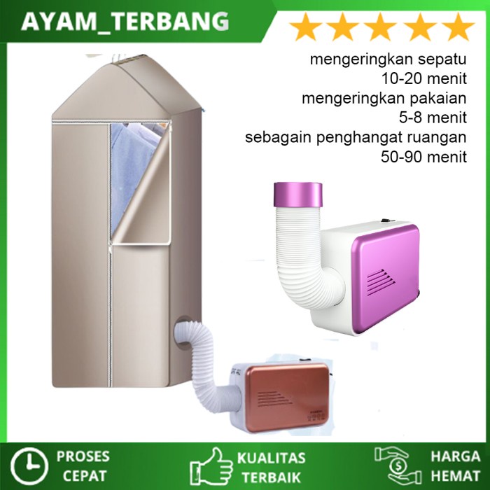 Pengering Baju Pengering Baju Portable Elektrik Clother Dryer Alat Pengering Sepatu