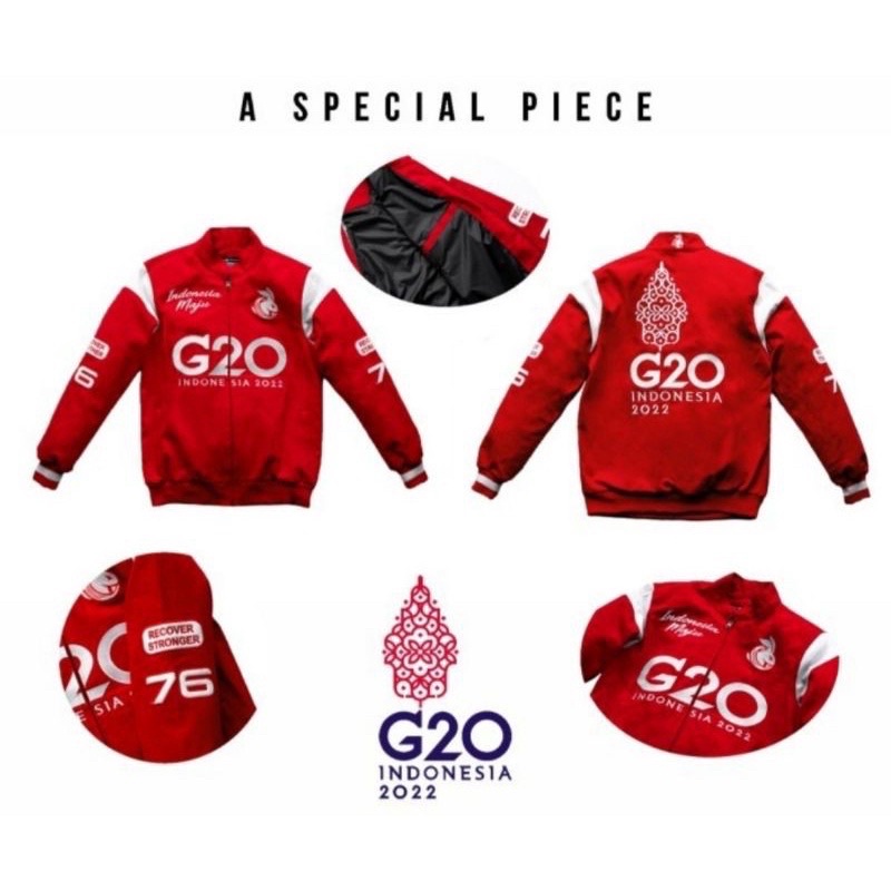 Jaket G20 original pak jokowi limited edition S M L XL XXL