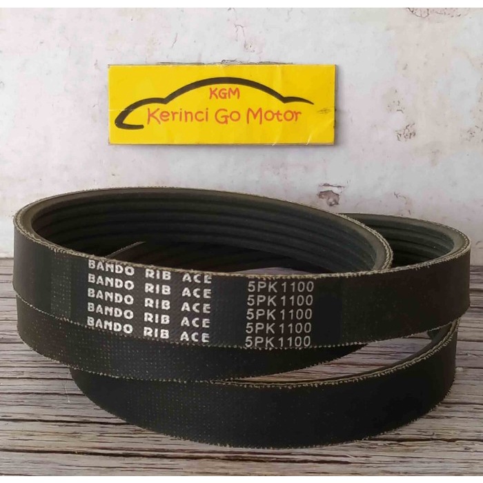 BANDO VAN BELT 5PK 1100 RIB BELT TALI KIPAS 5PK-1100 FAN BELT ALUR