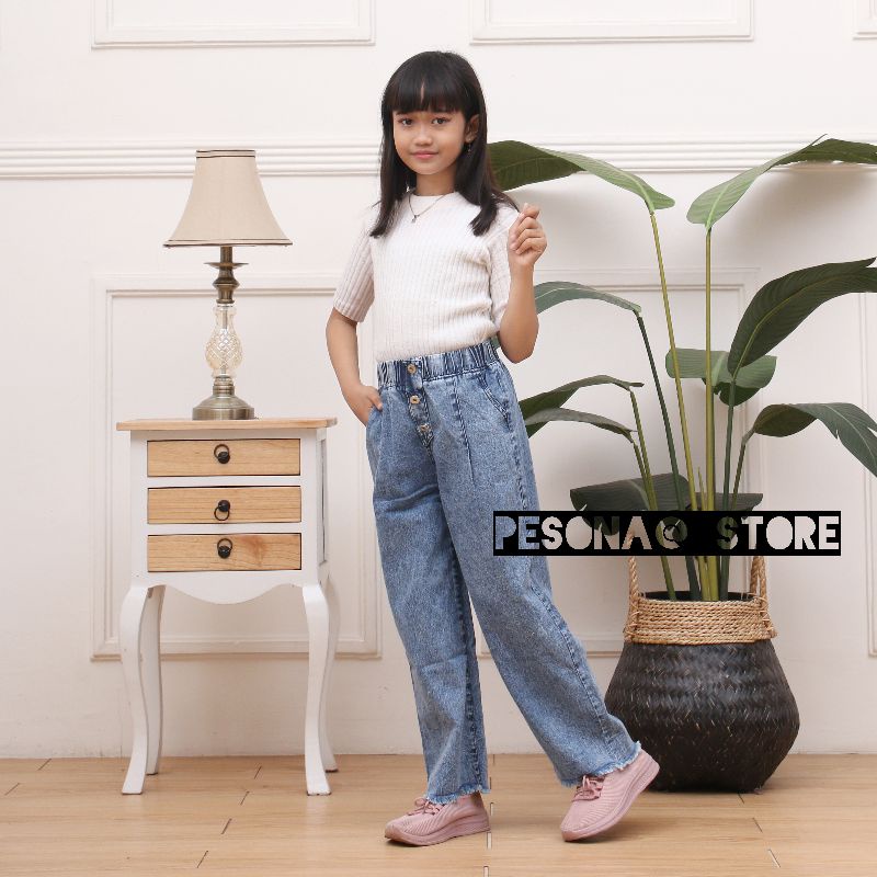 New ArifaL!! Celana Buton Anak Kekinian/Celana Jeans Anak Buton