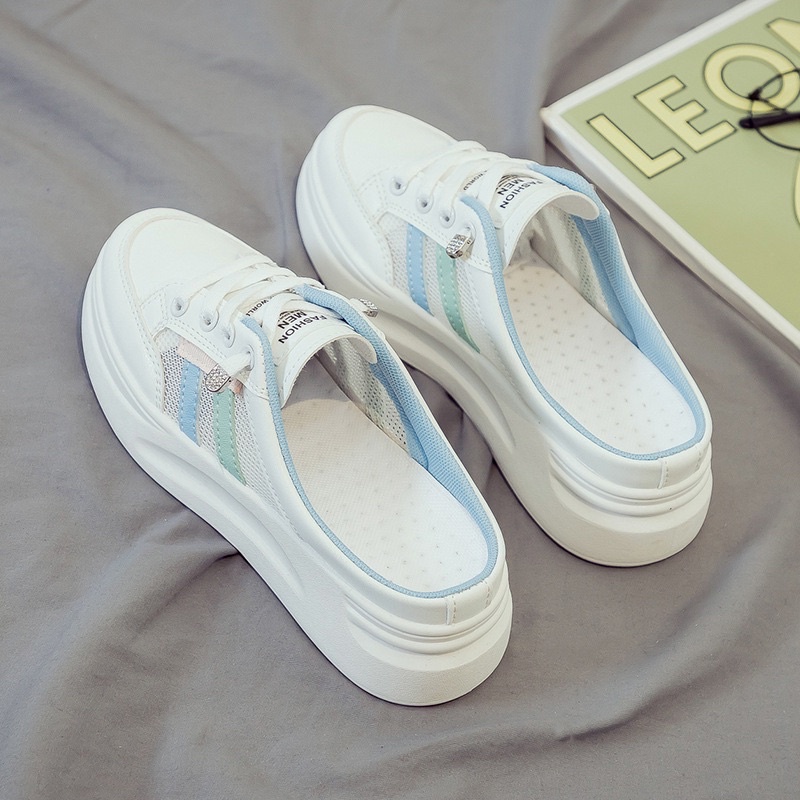 (FREE KAOS KAKI &amp; BOX) SN022 SEPATU SNEAKERS WANITA IMPORT KOREA FASHION