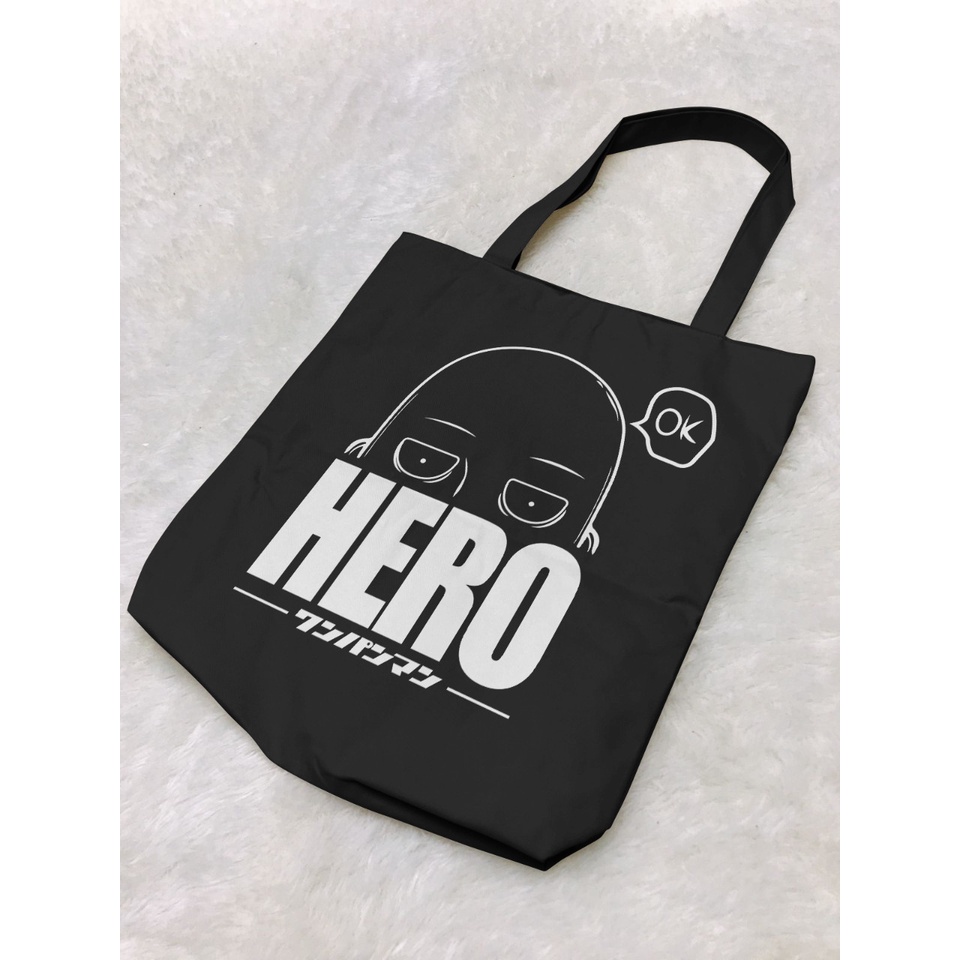 Totebag Saitama the Hero Anime Manga One Punch Premium Unisex