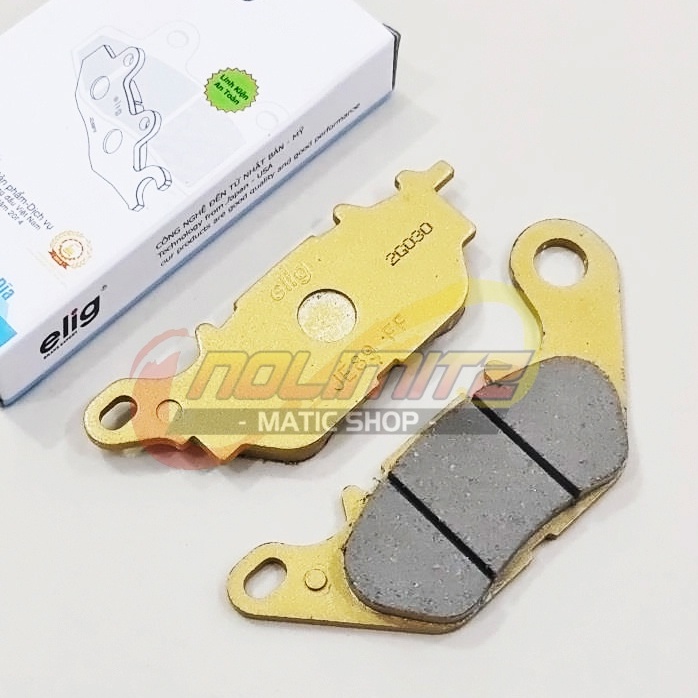 Kampas Rem Elig EM049 Brake Pad Belakang NMAX Depan R15 Vixion Mio MX