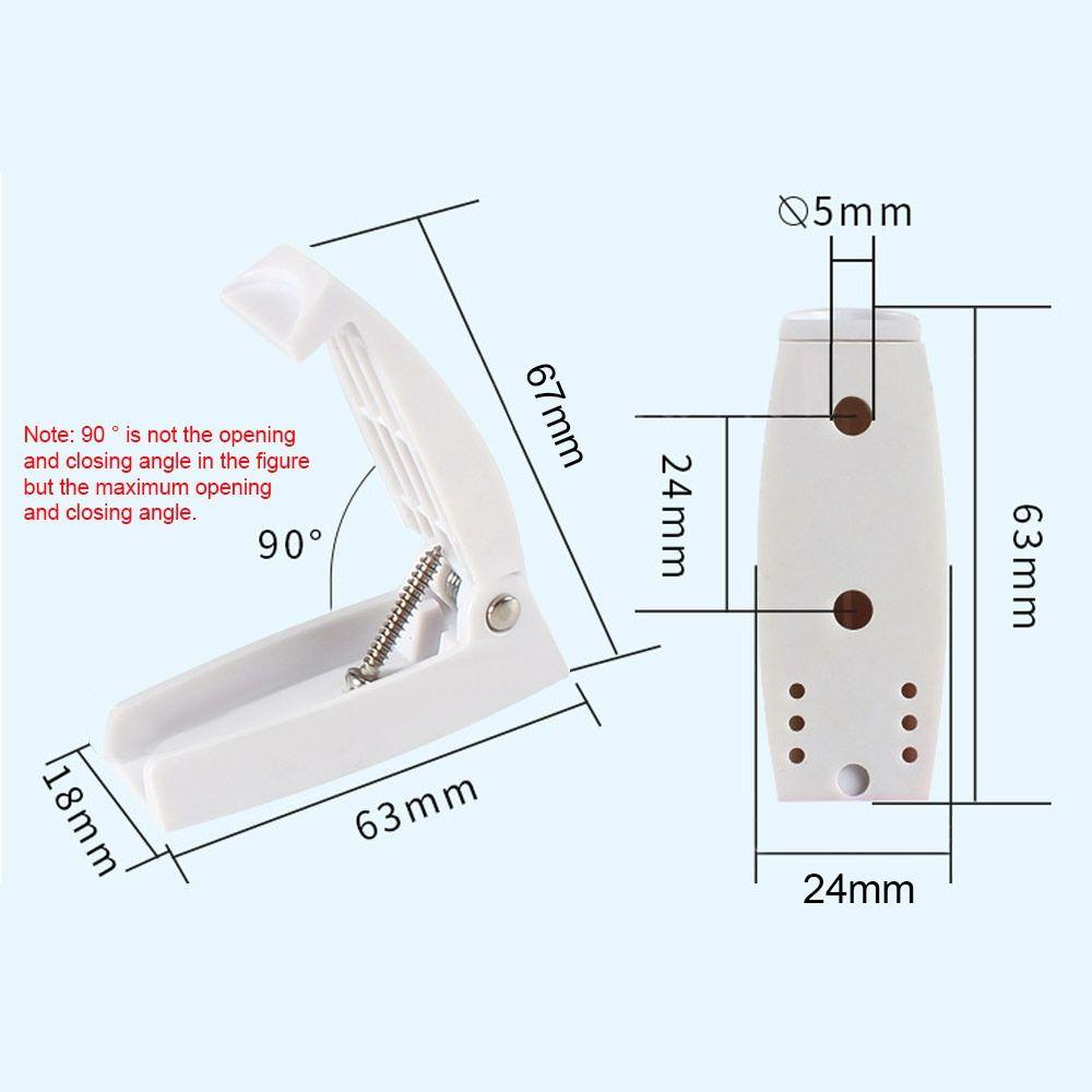 Preva 2PCS RV Door Catch Strong RV Aksesoris Putih RV Holder Handle
