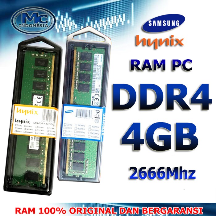 MEMORY RAM PC / RAM PC DDR4 4GB 2666MHZ