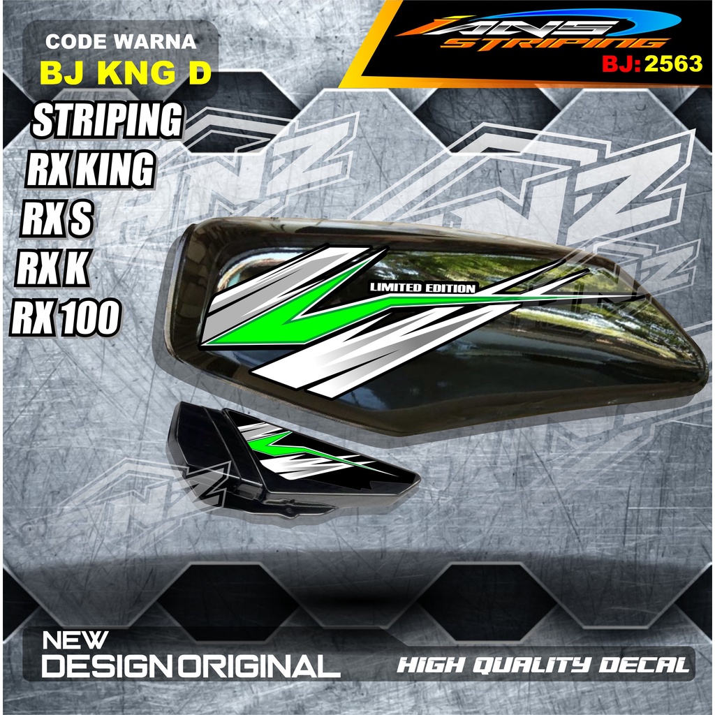 STICKER BODY MOTOR RX KING 2007 2004 2005 / STRIPING CUSTOM RX KING TERMURAH