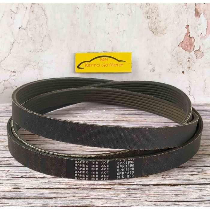 BANDO VAN BELT 6PK 1890 RIB BELT TALI KIPAS 6PK-1890 FAN BELT ALUR