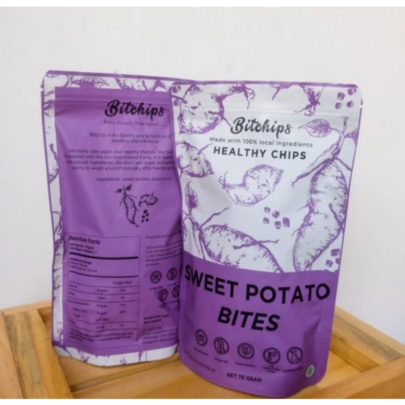 

Bitchips Sweet Potato Bites - 70gr