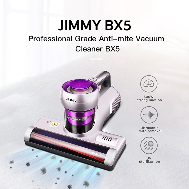 JIMMY BX5 Ultrasonic UV Anti-mite Vacuum Cleaner Dust Mite Debu Tungau