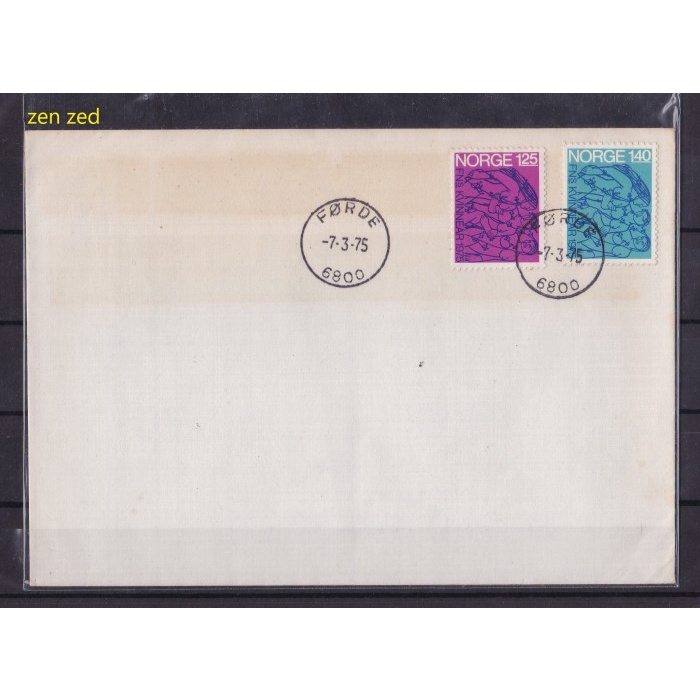 

A112 Perangko FDC SHP Norwegia 1975 International Women's Year 1 Pcs