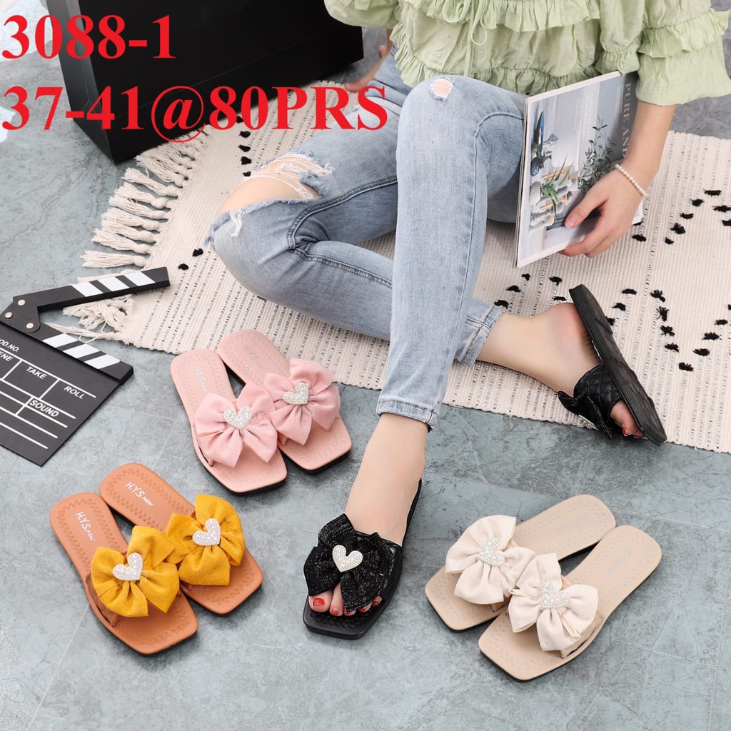 Sendal Jelly Kokop Pita YUNA Slipper 3088-2 / 3088-1 HYS