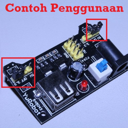 [HAEBOT] Mini Jumper Short 2.54 mm 2 Pin 1 Buah Elektronika DIY Konektor Board 10 Buah Penghubung