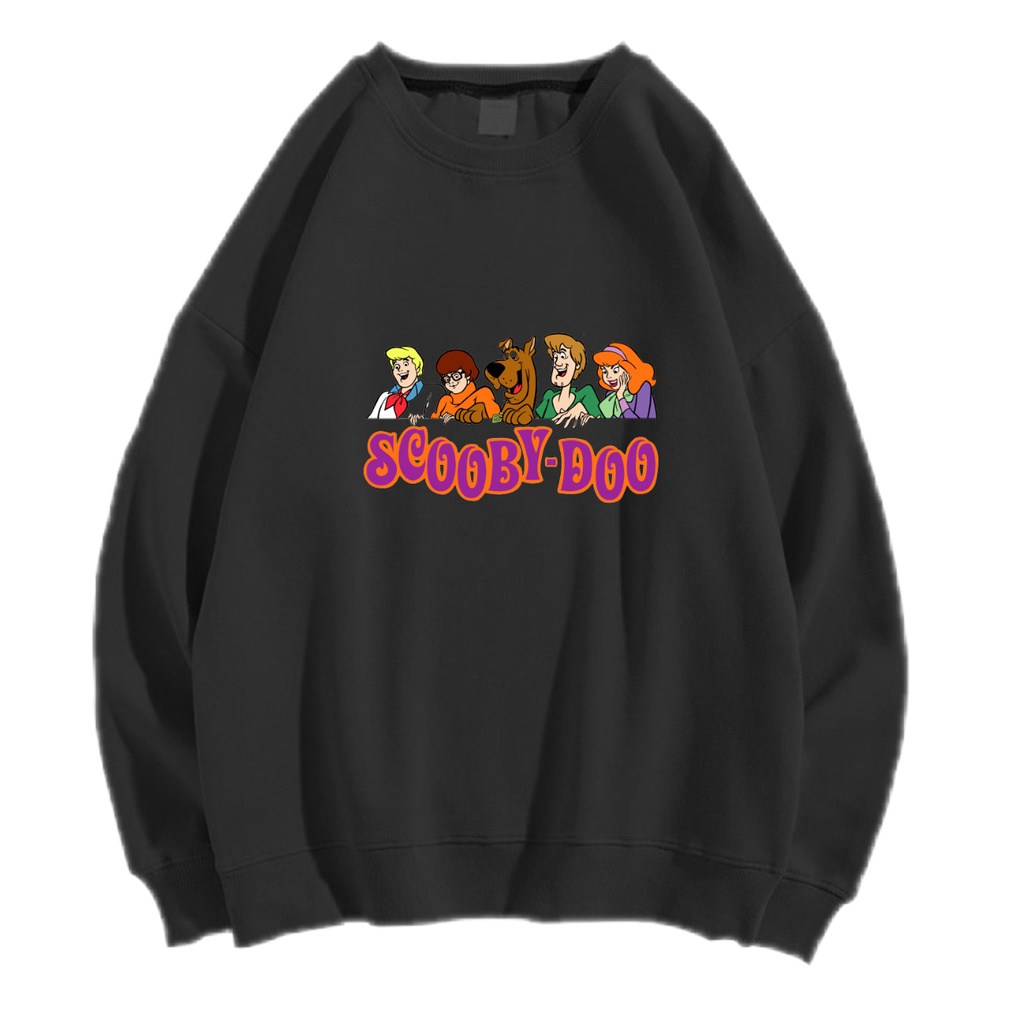 SCOOBY DOO SWEATER CREWNECK PRIA WANITA Size M-XXL