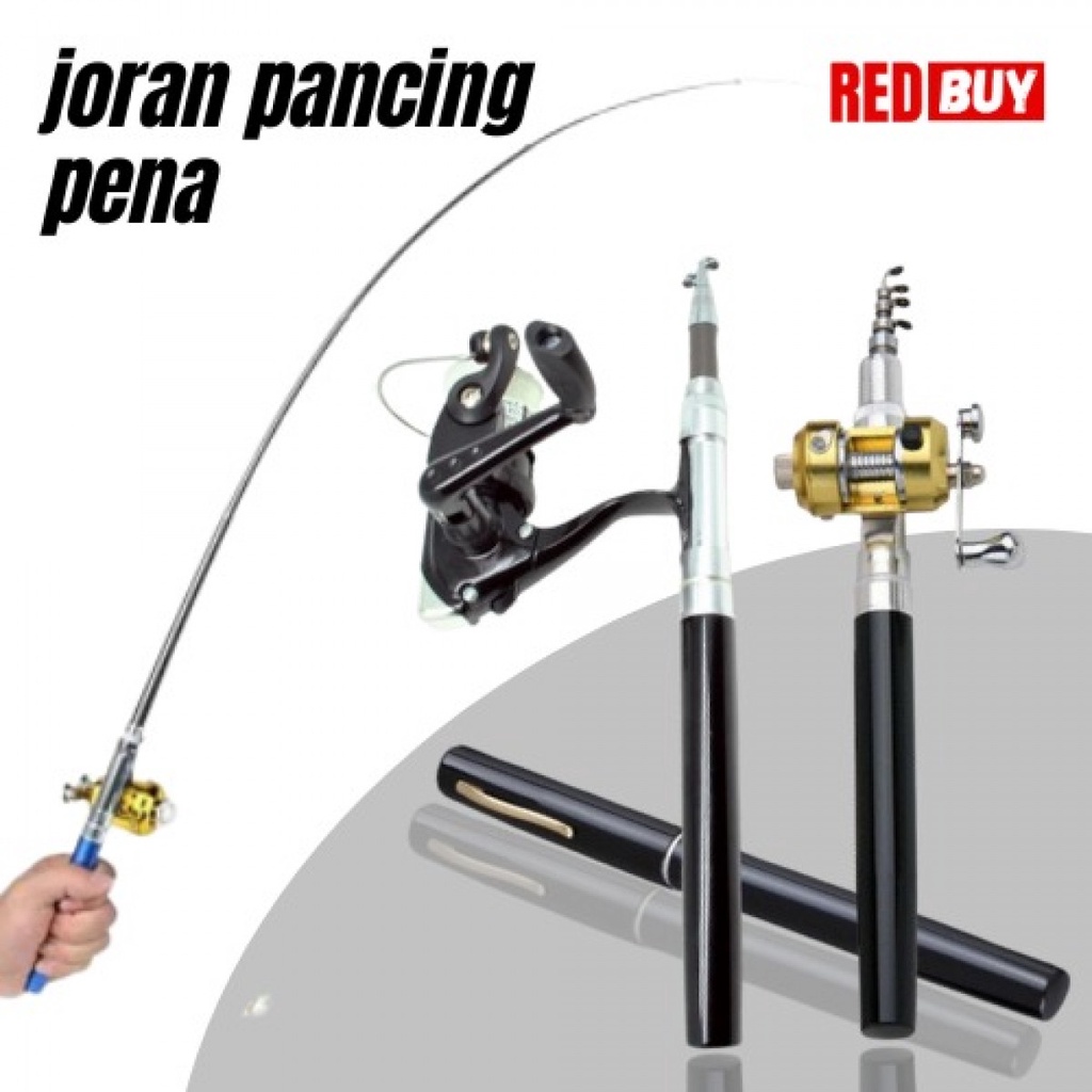 Set Joran Pancing Mini Pena Fish Pen Portable Rod