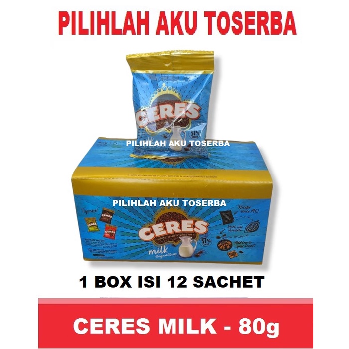 MESES CERES MILK 80 GRAM - (HARGA PER BOX ISI 12 SACHET)