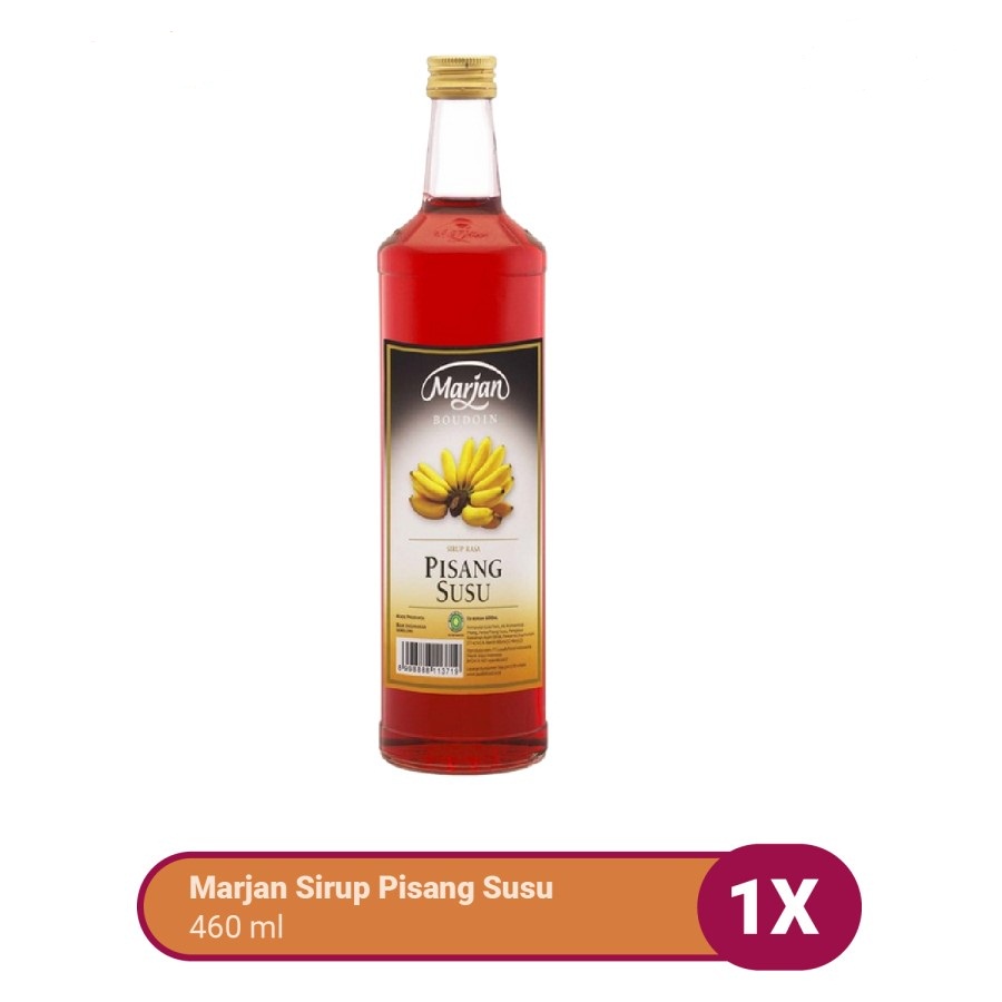 SYRUP MARJAN BOUDOIN SIRUP PISANG SUSU 460ML