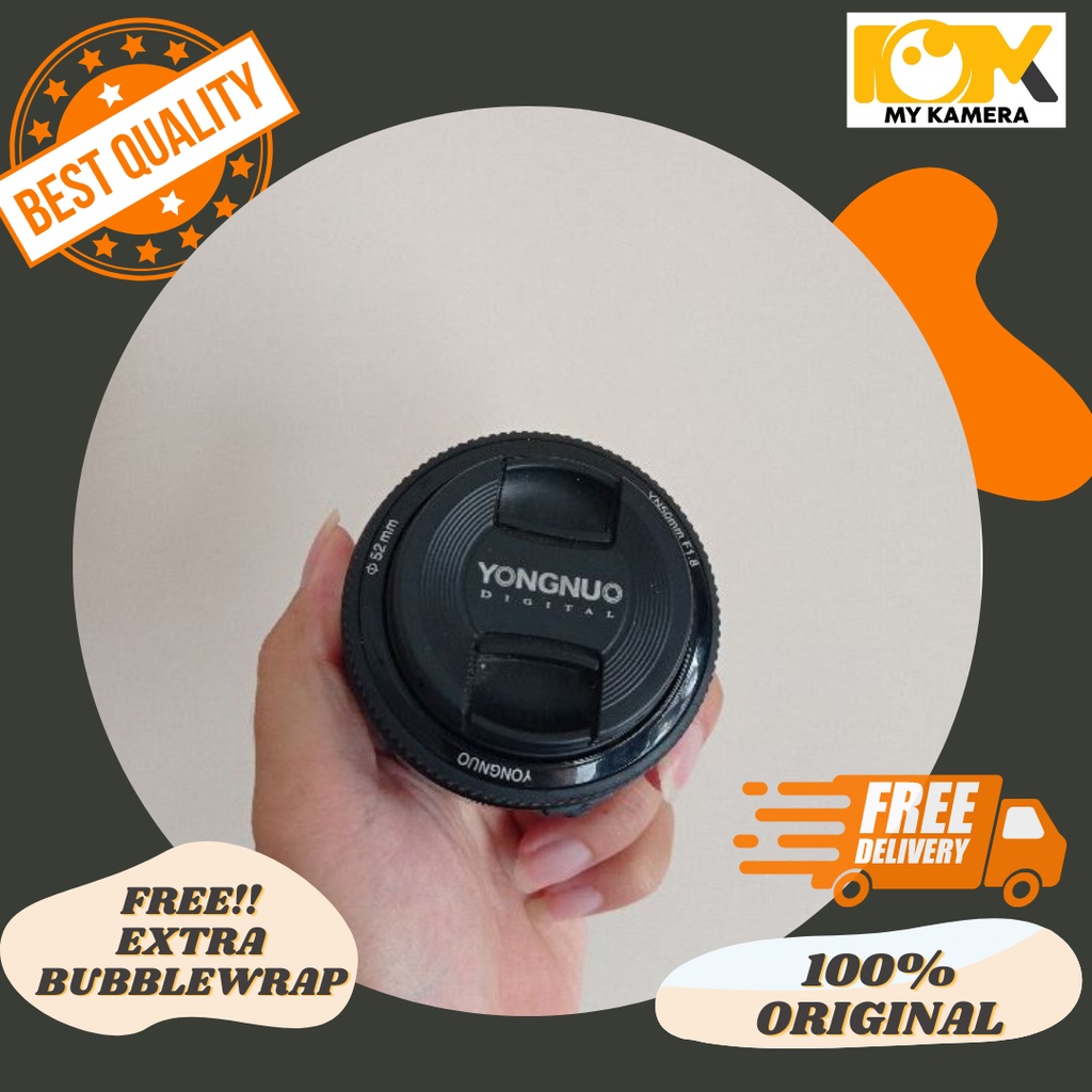 LENSA FIX YONGNUO 50MM & 35MM FOR CANON