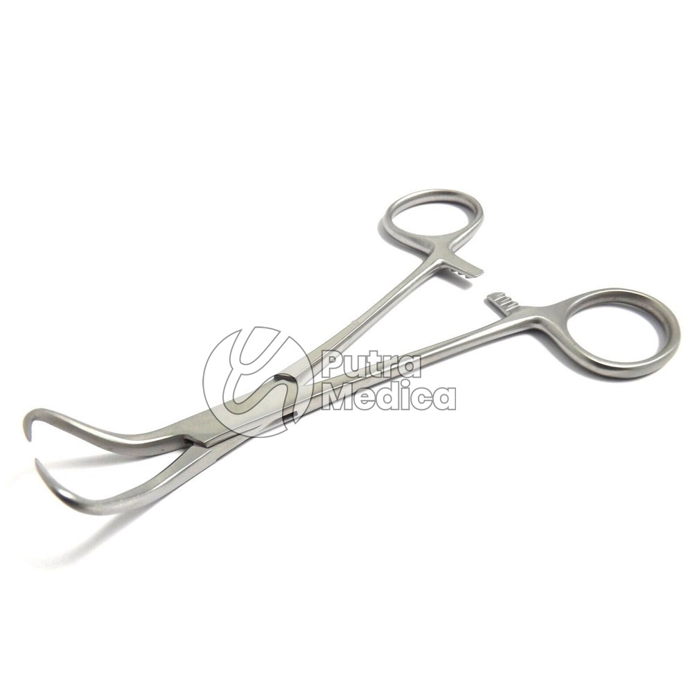 Sakamed Duk Klem 13cm / Backhaus Towel Doek Clamp / Penjepit Kain / Instrumen Medis Stainless