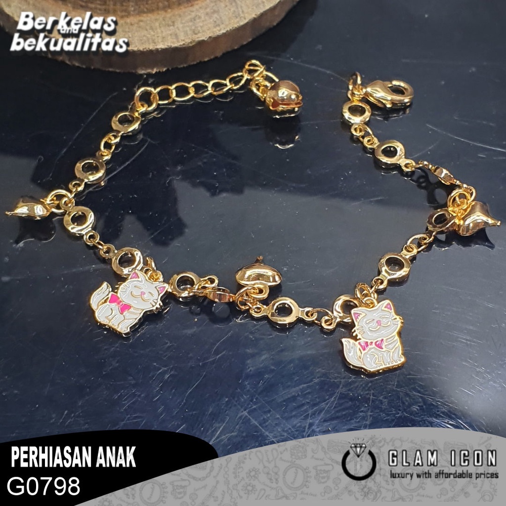 Gelang Anak Bandul Kartakter Kucing Seyum GA0798