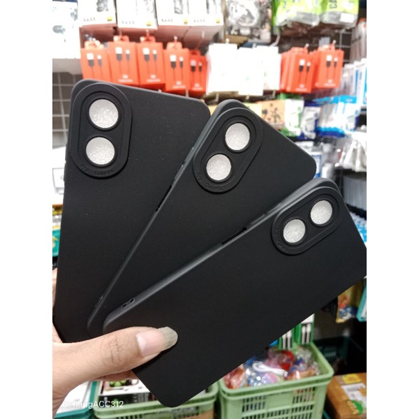 P/B- COVER SOFT CASE PRO CAMERA OPPO A17 2022 ONLY HITAM