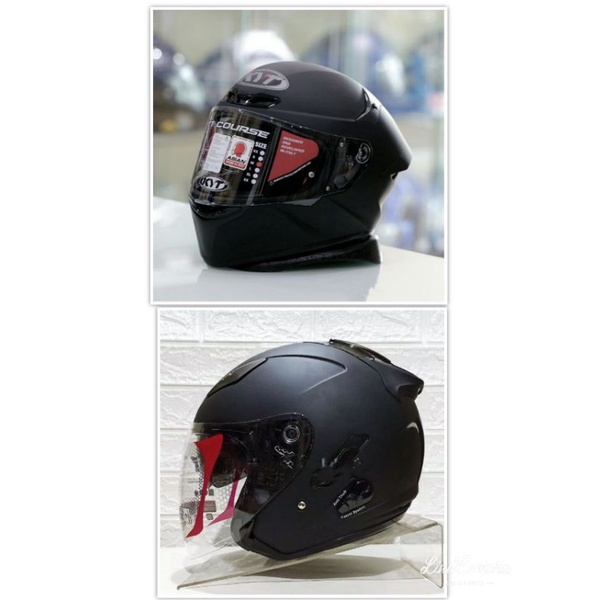 Jual Helm Original KYT Paket Couple KYT TT Course & KYT Galaxy Motif