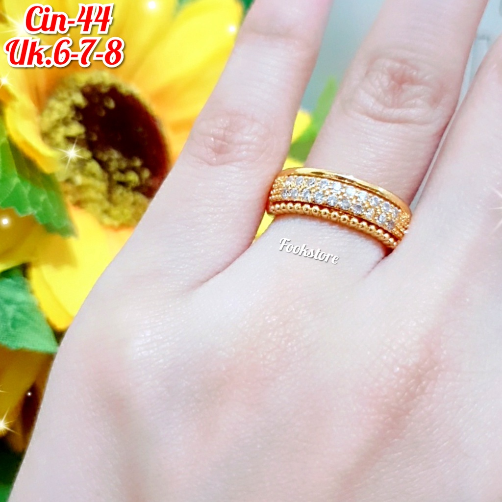 PROMO CINCIN WANITA XUPING GOLD MODEL KOREA