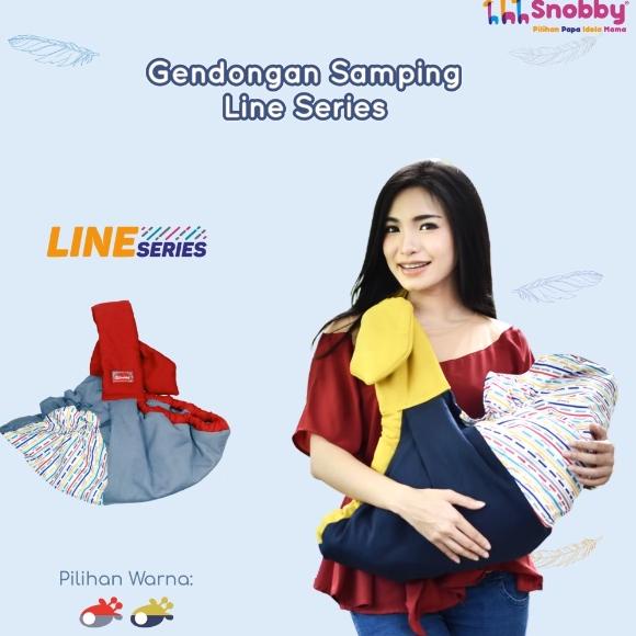 {NJA.31Oc22ˣ} Snobby Gendongan Samping Bayi Double Fungsi Line Series - T