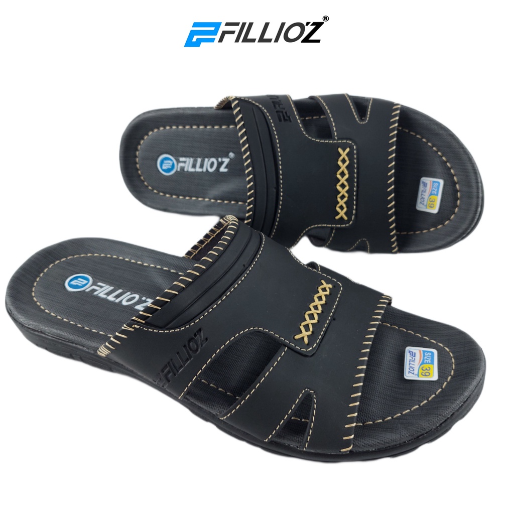 Sandal Pria Kulit Selop Distro Original Fillioz DANIEL Anti Air