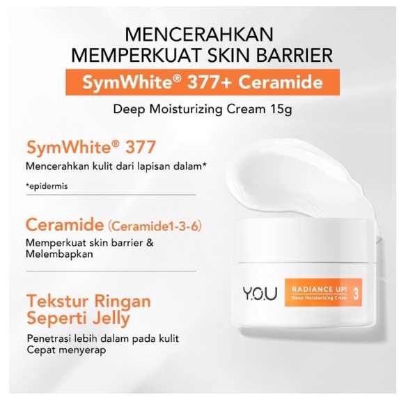 YOU ( Y.O.U ) RADIANCE UP STARTER KIT 3 STEP MINI