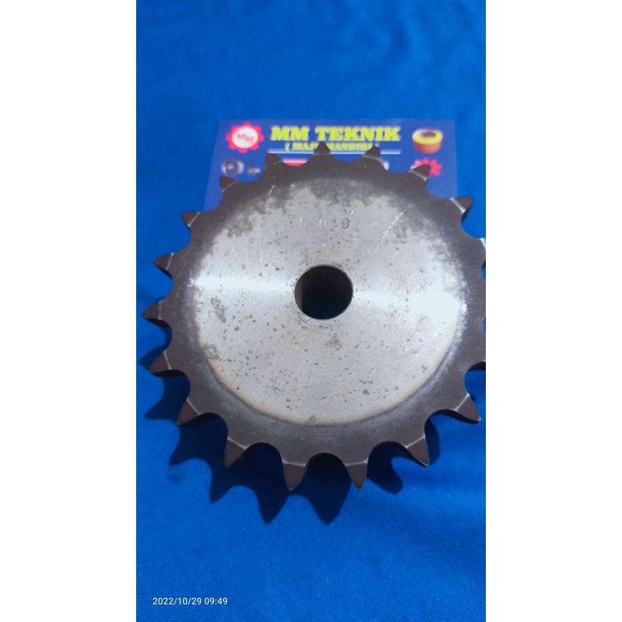 Sprocket RS 50 x 19 T Gear Rantai Single Gir gigi Z 19T RS50 -1 50Z19 50X19T 50-1 tipe B Sproket spr 50-19T 50x1x19T 50-1-19T