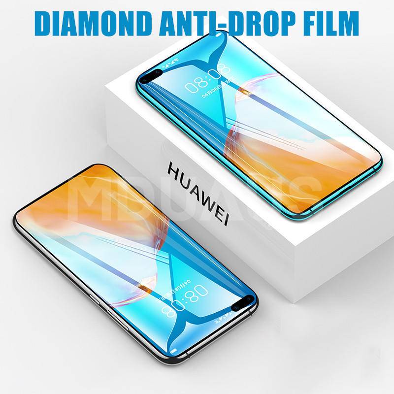 Pelindung Layar Tempered Glass 9H Anti Ledakan Untuk Huawei P30 P40 P10 Pro Lite Plus E P Smart Z 2018 2019