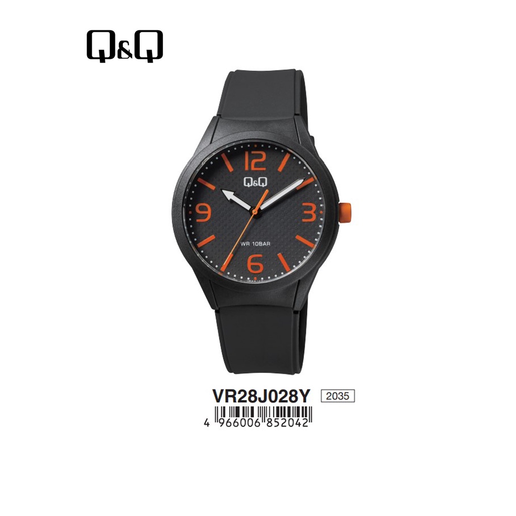 SALE Jam Tangan Unisex Sporty Casual Rubber Analog Original Q&amp;Q QNQ QQ VR28 VR28J Series