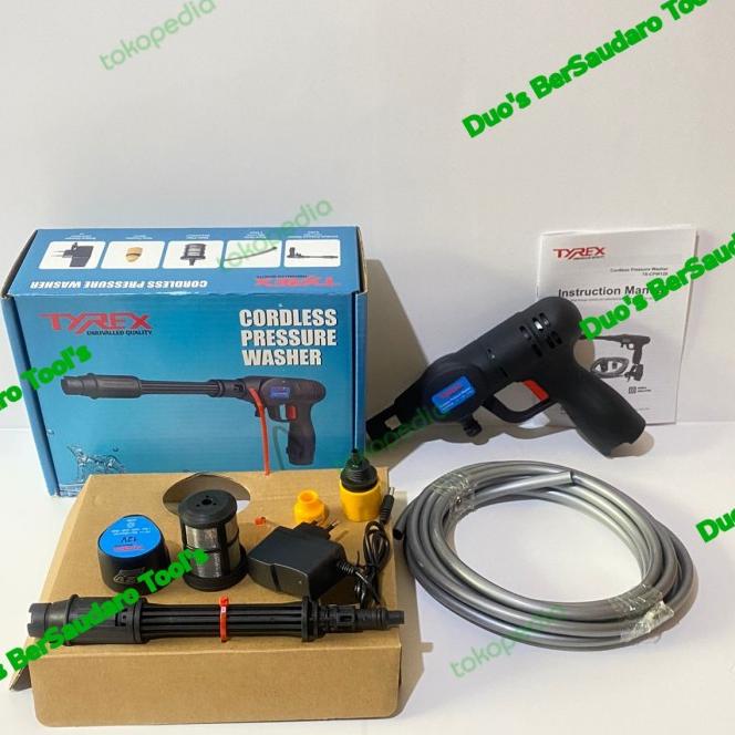 Tyrex Cordless Jet Cleaner Mesin Cuci Steam Motor Mobil Baterai 12V