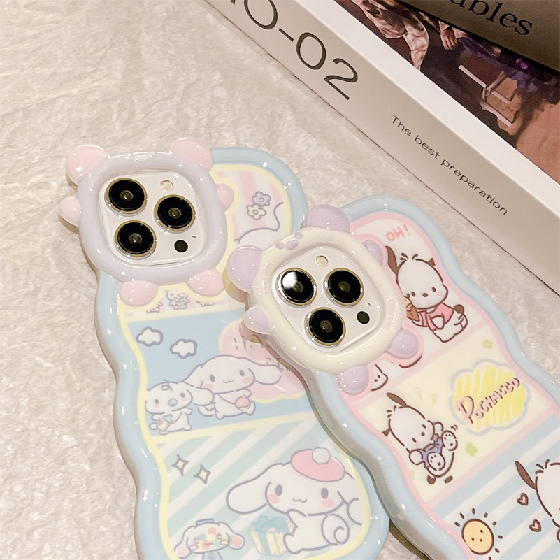 Soft Case TPU Motif Monster Kecil Untuk iPhone 14 13 12 11 Pro Max X Xr Xs Max SE 7 8 6 6s Plus