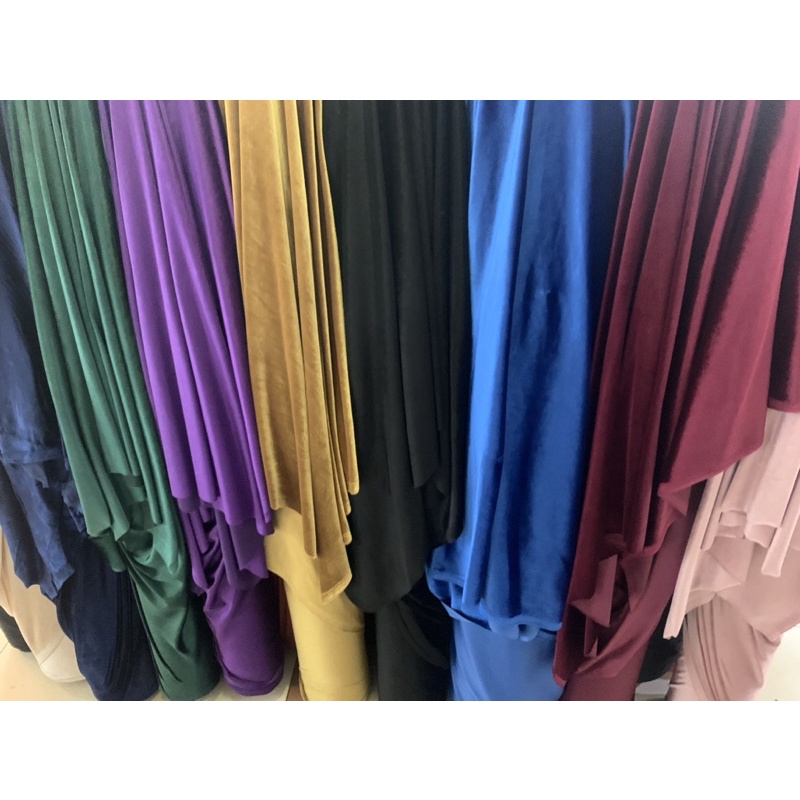 Kain Beludru / Kain Beldu  / Kain Bludru / Bahan Beludru / Bahan Beldu / Bahan Bludru Velvet (Harga 