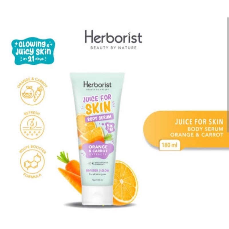 Herborist Body Serum Orange &amp; Carrot Extracts / Herborist Orange Carrot Body Serum