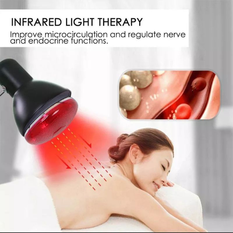 LAMPU TERAPI PEMANAS INFRA MERAH INFRA RED Terapi Laser Otot Sendi Stroke Pegal Alat Fisioterapi Set