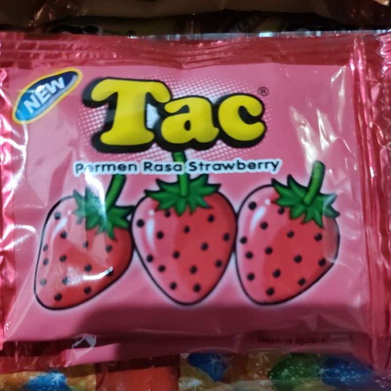Permen Tac Tac Strawberry/Ciz Ciz Jeruk/Bolala isi 10 pcs